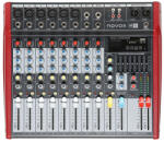 novox Аудио миксер Novox M10, 8 канала, Вградени ефекти, Bluetooth/MP3 (M10)