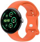  BUTTERFLY Cserélhető szíj Google Pixel-hez Watch3 41mm narancs