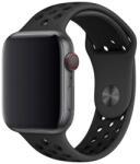 Apple Watch fekete sport szilikon szíj 42/44/45/46/49mm