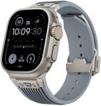 Apple Watch szürke Stripe szilikon szíj 42/44/45/46/49mm