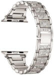 Apple Watch csillagfény strasszköves fém szíj 42/44/45/46/49mm
