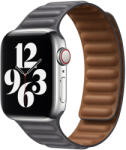 Apple Watch szürke bőr szíj 42/44/45/46/49mm