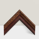 Keretshop 4, 5 cm Faragott hatású sötétbarna EGYEDI MÉRETBEN SR96105 (KS574915)