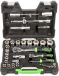 JBM Комплект инчови вложки, тресчотки 1/4" +1/2" , 35 части; jbm 54106