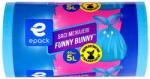 Epack Saci Menajeri HDPE Albastri Epack Funny Bunny , 5L, 40 Buc (D11 018867)