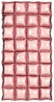 PartyDeco Fundal baloane folie - Roz auriu 72 x 143 cm
