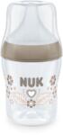 Nuk Шише със силиконов биберон NUK - Perfect Match, 150 ml, размер S, Сърце (10215014)