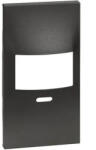 Legrand Placa, Modulara, pentru, intrerupator, 2M, IR, auto, SLIDE, Negru, Bticino, Living, Now, KG17SL (KG17SL)