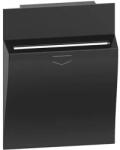 Legrand Placa, Modulara, pentru, pentru, intrerupator, cu, cartela, 2M, Negru, Bticino, Living, Now, KG22M2 (KG22M2)