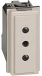 Legrand Priza, Modulara, 2P+T, 1M, 10A, 250Vac, Nisip, Bticino, Living, Now, KM4113 (KM4113)