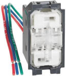 Legrand Intrerupator, dublu, Hotel, Modular, 10A, 1P, 1-0-2, 250, Vac, Bticino, Living, Now, K4027H (K4027H)