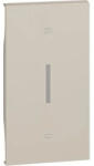 Legrand Placa, Modulara, pentru, Intrerupator, storuri, 2m, Nisip, Bticino, Living, Now, KM06M2 (KM06M2)