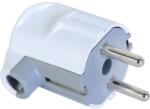 Anco 321726 16A 250V fehér földelt dugó vezeték védővel oldalsó bevezetéssel (321726) - officedepot