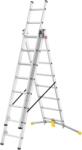 Hailo Scara aluminiu Hailo HobbyLOT Combination, 2 x 8 + 1 x 9 trepte (1420507)