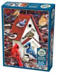 Cobble Hill 500 db-os puzzle - Winter Birdhouse (45065) (45065)