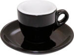 Nuova Point Palermo eszpresszó csésze + csészealj 56 ml, fekete