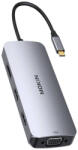 Mokin HUB 8in1 MOKiN USB-C VGA+2xHDMI (ezüst)