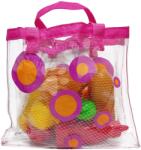 Ecoiffier Set de vase Bubble Cook Écoiffier cu 18 accesorii roz de la 18 luni (ECO973) Bucatarie copii