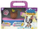 Kidz World Set joc Kidz World Washy Friends -Cățeluș noroios pentru o cadă de baie , Boston Terrier (K02WFS04) Figurina