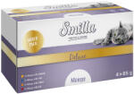 Smilla Smilla Deluxe Mousse & Bucățele Pachet mixt 4 x 85 g -