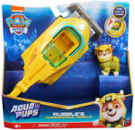 Spin Master Nickelodeon, Mancs őrjárat - Aqua Pups: Rubble és pörölycápa járgánya játékszett - Lányoknak és fiúknak, 3 éves kortól (6066158)