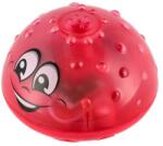 Teddies Водна играчка Фонтан пръскаща пластмасова червена на батерии със светлина (00861343)