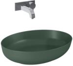 AREZZO design design pultra ültethető mosdó RIKA 52x40 matt zöld AR-146049 (AR-146049)