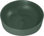 AREZZO design design pultra ültethető mosdó LORCA 42x42 v. matt zöld AR-146055 (AR-146055)