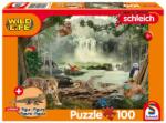 Schmidt Spiele 56467 - Wild life in the rainforest - 100 db-os Schleich puzzle figurával (56467)