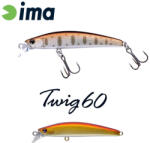 IMA TWING 60S 60mm 6.5gr 001 Gold Purple Back (TW60-001)