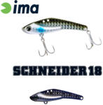 IMA SCHNEIDER 18 68mm 18gr 018 Black & Black (SD18-018) - koi-farm