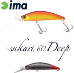IMA SUKARI 60 DEEP 60mm 8gr 014 Titanium Black 2 (SU60D-014) - koi-farm