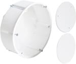 Dietzel Univolt HWADW 120 HFT HFT gipszkarton doboz, átm. 120mm, fedél nél. , szélálló, fehér, -25°C/+75°C (103863) (103863)