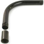 Dietzel Univolt GSB 40 FP menetes 90° acélkönyök, fekete porszórt, 1db karmantyúval, -45°C/+250°C (021048) (021048)