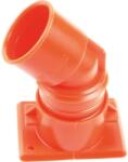 Dietzel Univolt VBT 25/45 fal/mennyezet kiállás, ívelt 45°, forgatható, betonba, -40°C/+100°C (026981) (026981)