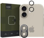Apple iPhone 16 / 16 Plus, Kamera lencsevédő fólia, ütésálló fólia, Tempered Glass (edzett üveg), alumínium keret, Camring Pro Plus, Clear