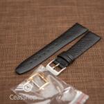  Curea piele bufalo, plată fără, cusatură neagră 12mm - 40069