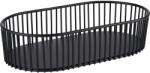 APS /All-Rounder Coș oval, Metal, Negru