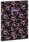 Ars Una Ars Una Pearl Blossom black A/4 extra kapcsos füzet-vonalas (AA_53113771)