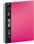 Ars Una Ars Una pink A/4 College spirálfüzet-vonalas (AA_95135625)