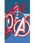 Carbotex Bosszúállók Captain America kéztörlő, arctörlő, törölköző 30x50 cm (CBX2294009AV) - kidsfashion