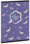 Ars Una Ars Una Wonderland Unicorn A/5 extra kapcsos füzet-vonalas (AA_93139427)