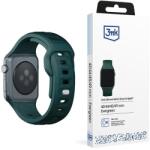 3MK szilikon óraszíj Apple Watch 42/44/45/49mm - zöld