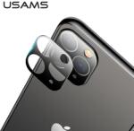 USAMS Camera Lens Glass kamera lencse védő üveg iPhone 11 Pro Max - fekete