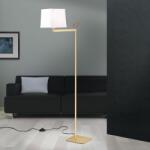 ORION Lampadar/Lampa de podea pivotanta CARLTON alama/alb (Stl 12-1187/1 MS-matt OR)