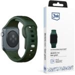 3MK szilikon óraszíj Apple Watch 38/40/41mm - sötétzöld