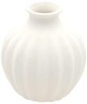 Chaks Vază sferică din ceramică - White 9, 5 x 10, 5 cm
