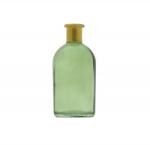 Chaks Vază de sticlă Mini Rosy - Olive 6, 5 x 13 cm