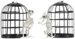 Chaks Decorațiune Halloween schelet - Șobolan/cușcă