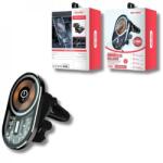 VEN-DENS Suport Magnetic 2 în 1 și Încărcător Fără Fir pentru Mașină - Negru KP34302